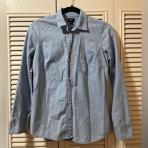 J. Crew Casual Light Blue Button Down Shirt